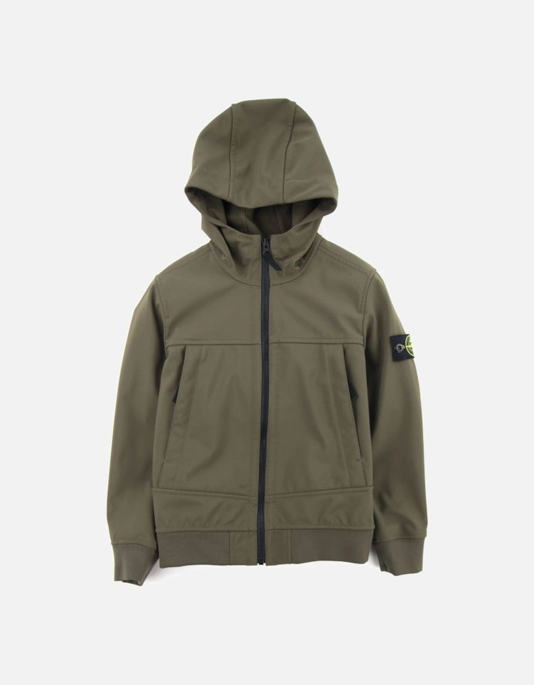 Junior Q0130 Soft Shell Jacket Khaki V0054