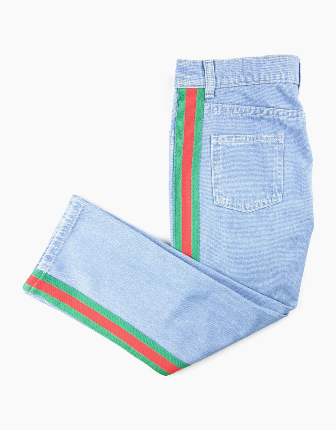 Gucci Junior Side Stripe Jean - Blue - Size: 6YRS