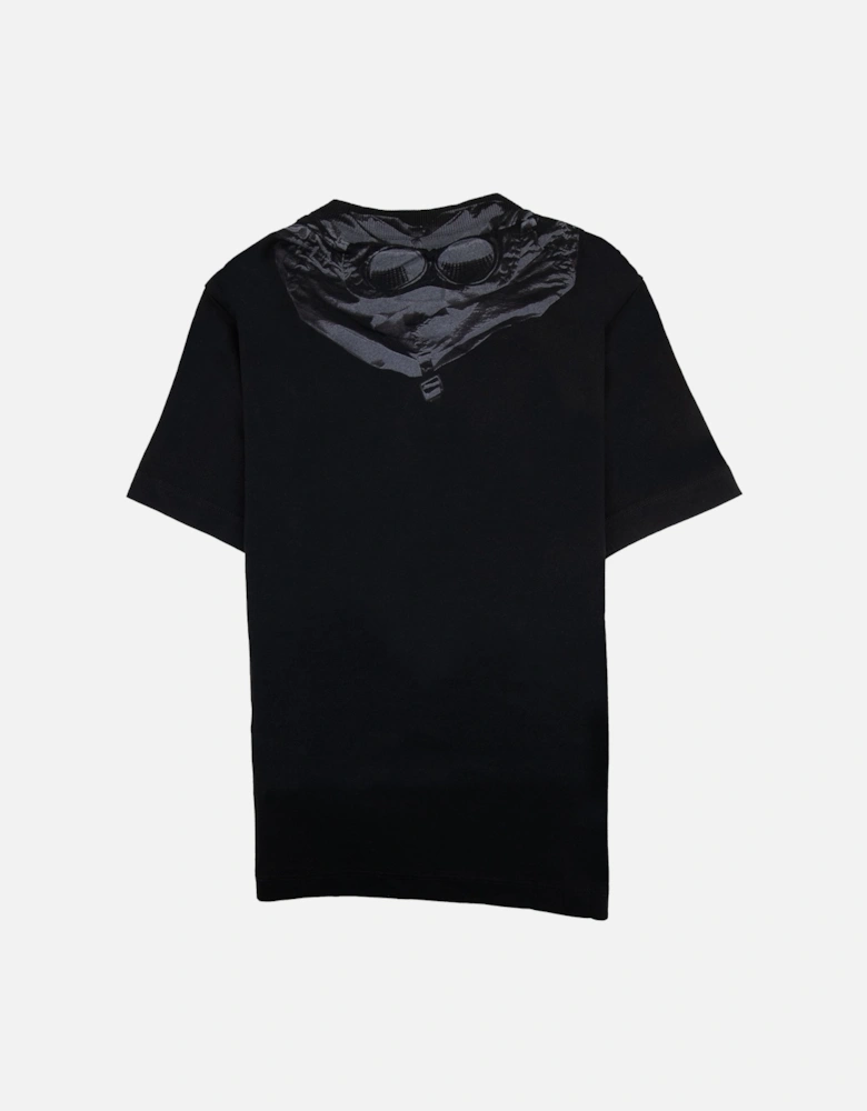 Undersixteen Chest Logo Back Goggle T-shirt Black 999