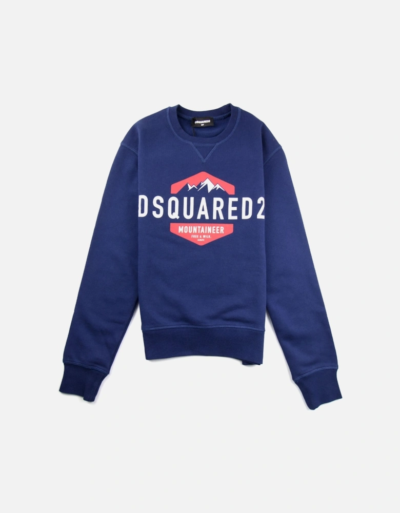 Kids Mountaineer Sweatshirt Blue