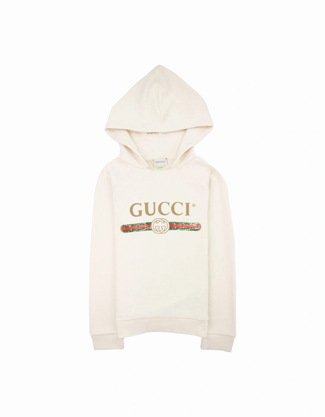 Junior Logo Print Hoodied Sweatshirt White 9112, 4 of 3