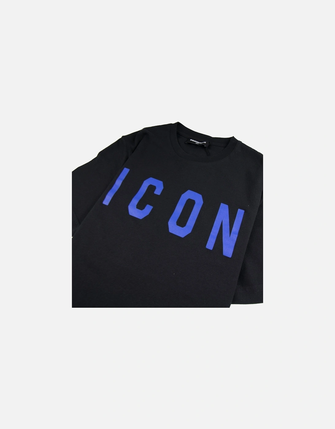 Kids Icon T-shirt Black/Blue