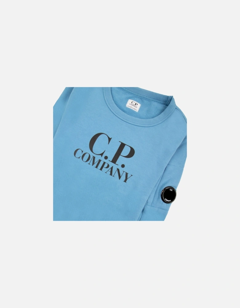 Undersixteen Basic Lens Crewneck Sweatshirt Niagara Blue 853