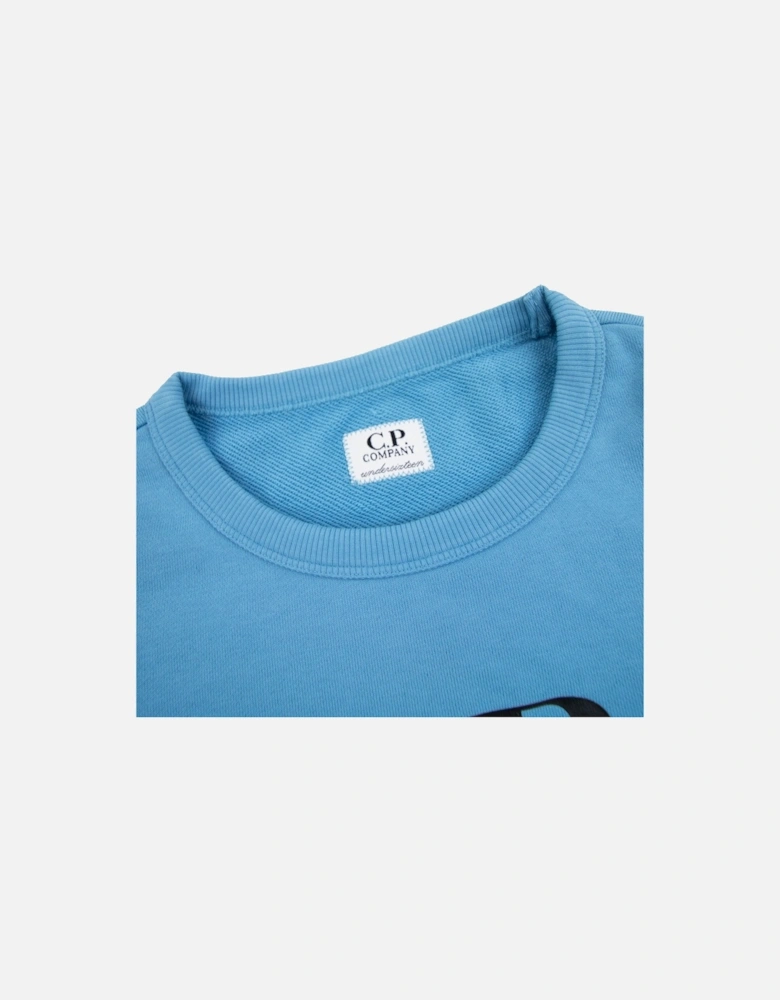 Undersixteen Basic Lens Crewneck Sweatshirt Niagara Blue 853