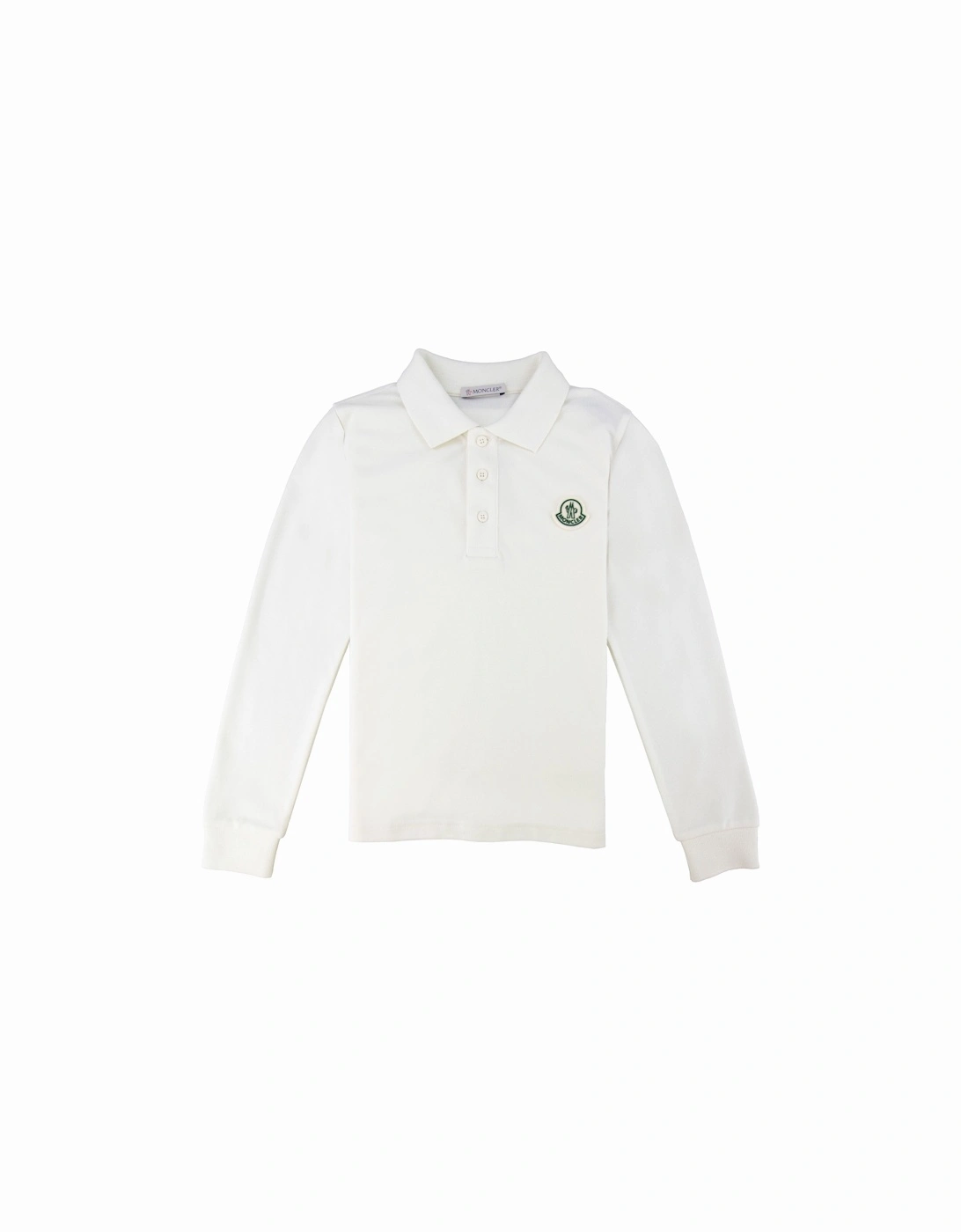 Junior Manica Maglia L/s Polo White 034, 4 of 3