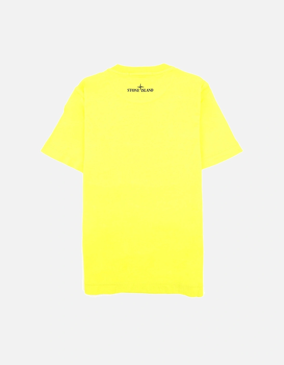 Junior Graphic Print Logo T Shirt Yellow V0031