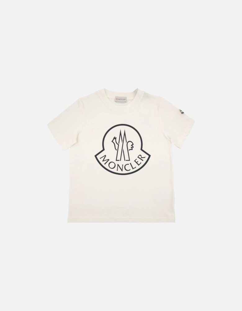 Junior Logo Jersey T-shirt White 034