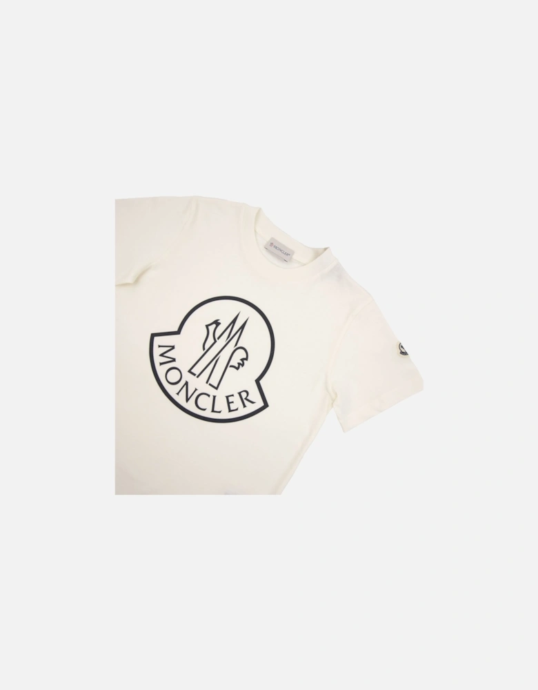 Junior Logo Jersey T-shirt White 034