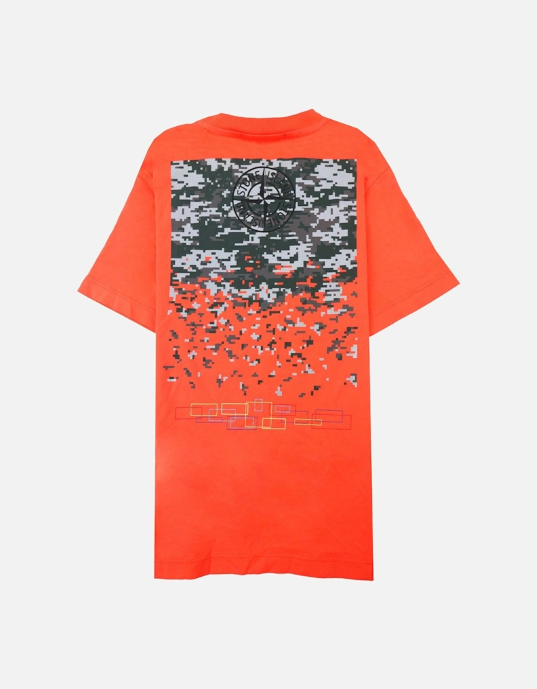 Junior 21054 Logo T Shirt Coral V0036