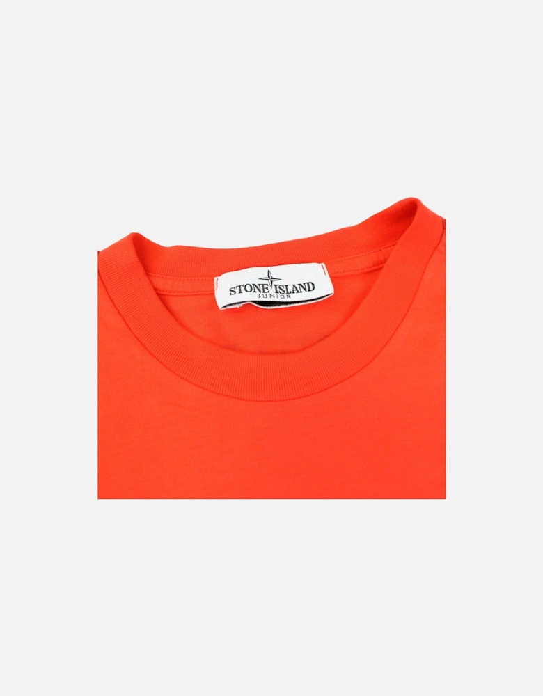 Junior 21054 Logo T Shirt Coral V0036