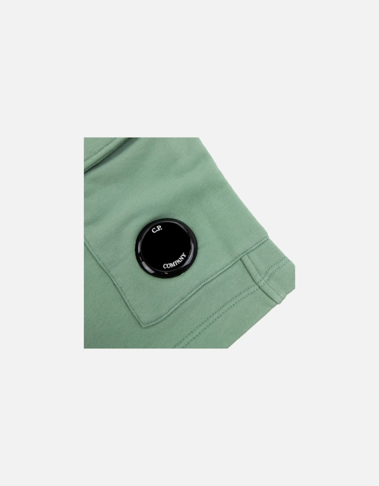 Undersixteen Grey Lens Logo Bermuda Shorts Green 626