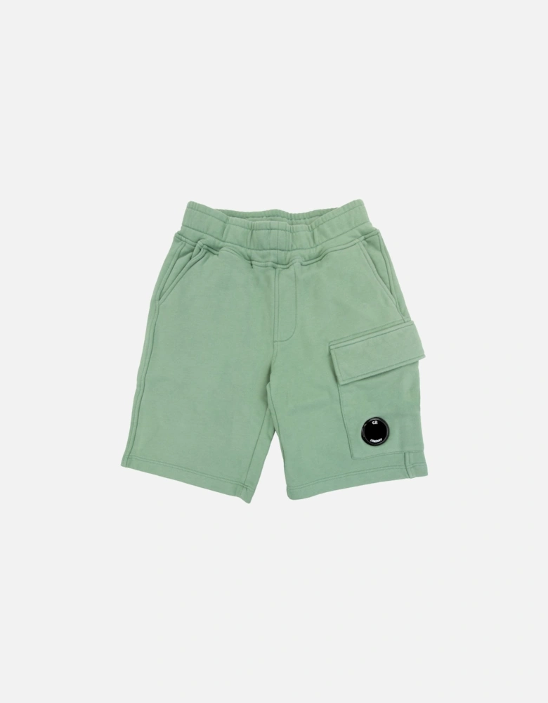 Undersixteen Grey Lens Logo Bermuda Shorts Green 626