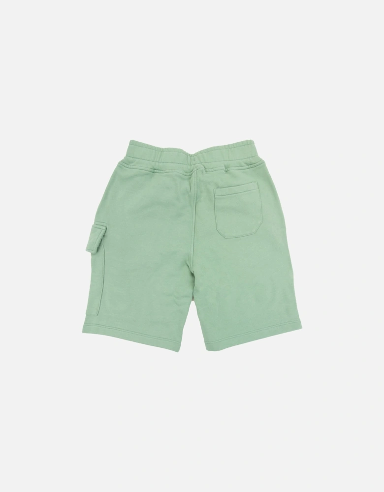 Undersixteen Grey Lens Logo Bermuda Shorts Green 626
