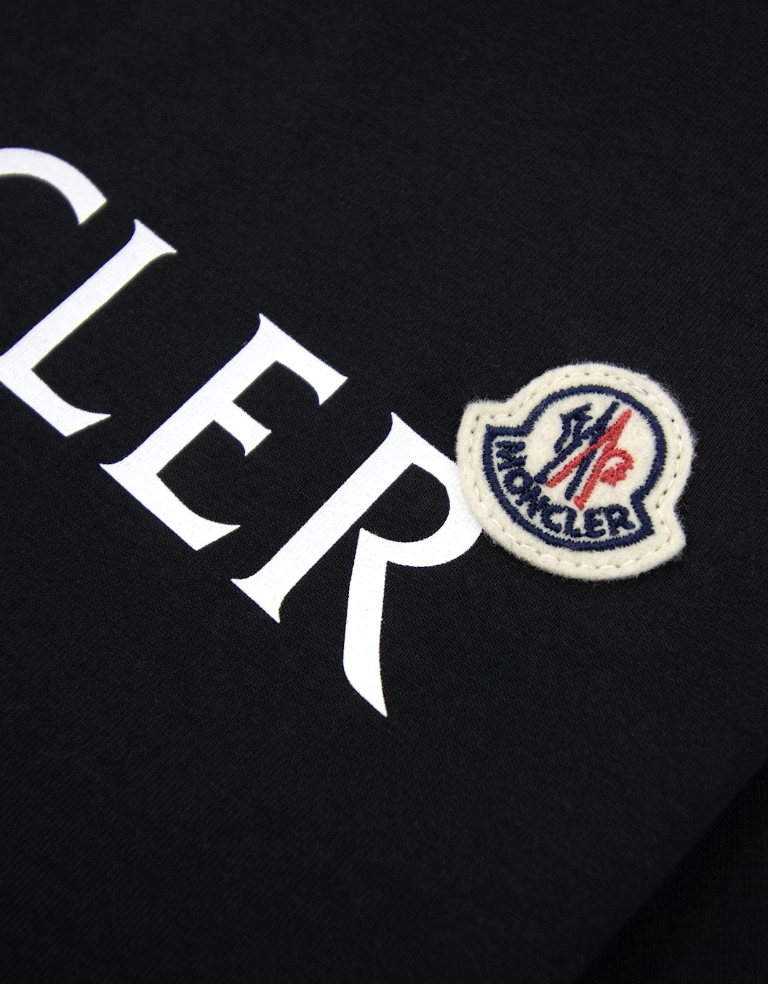 Junior Logo Cotton T-shirt Black 999