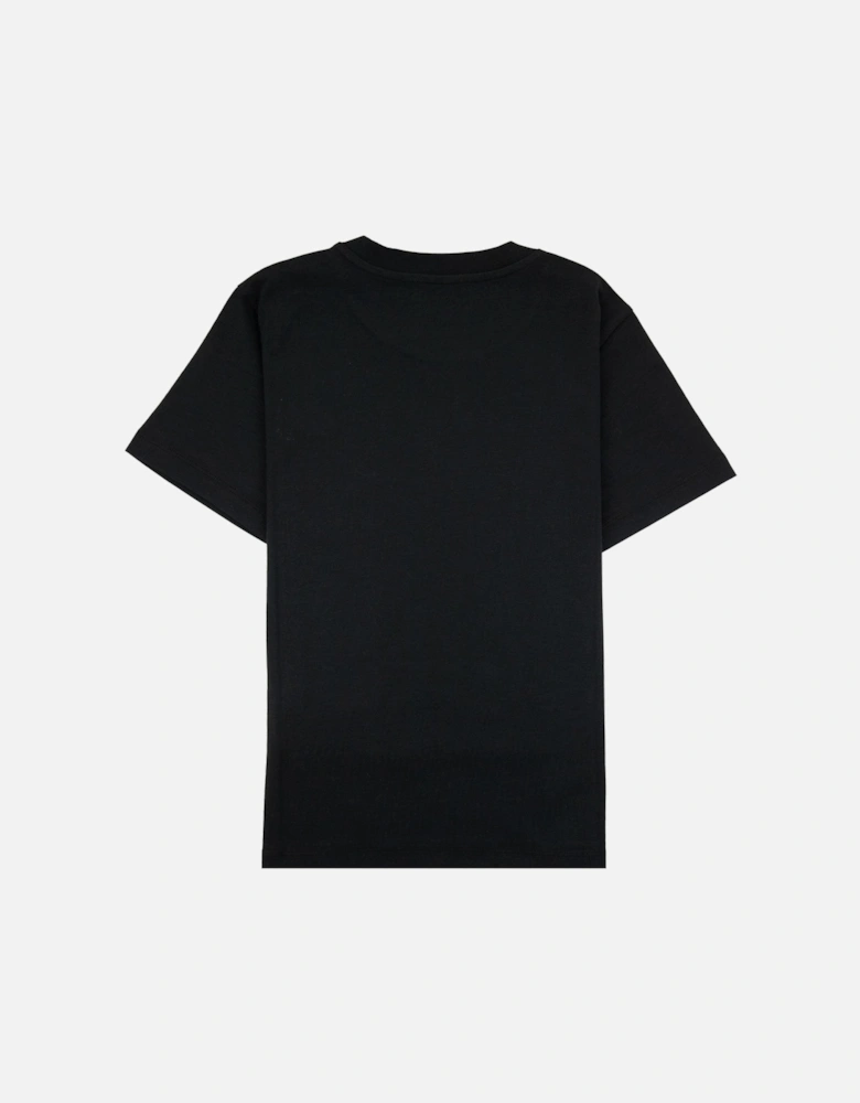 Junior Logo Cotton T-shirt Black 999