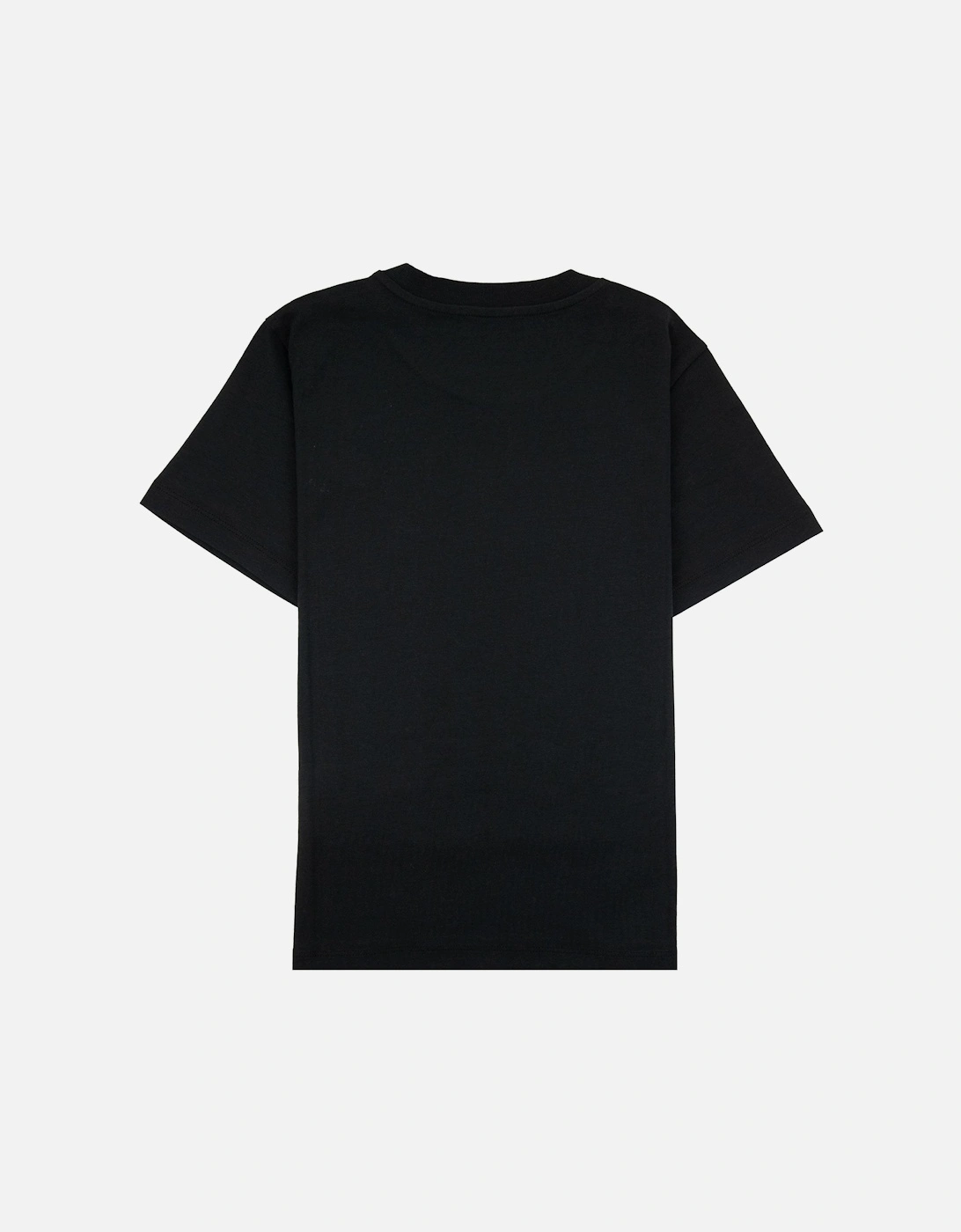 Junior Logo Cotton T-shirt Black 999