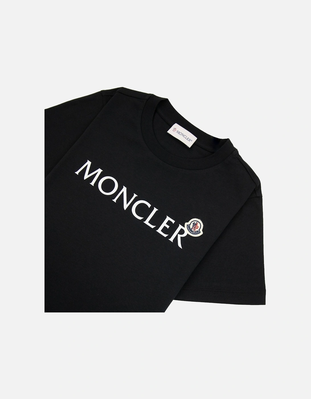 Junior Logo Cotton T-shirt Black 999