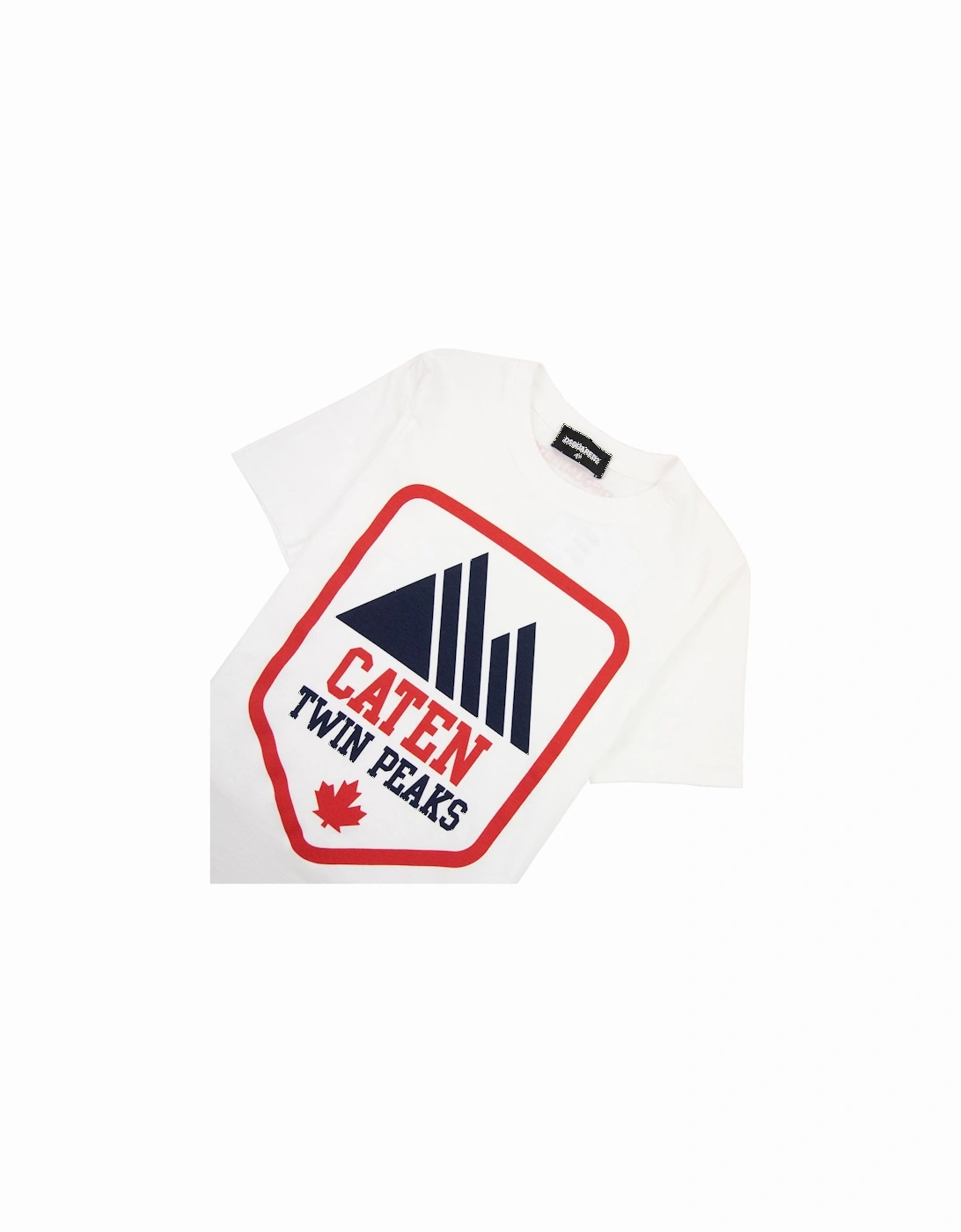 Kids Twin Peaks Logo T Shirt White
