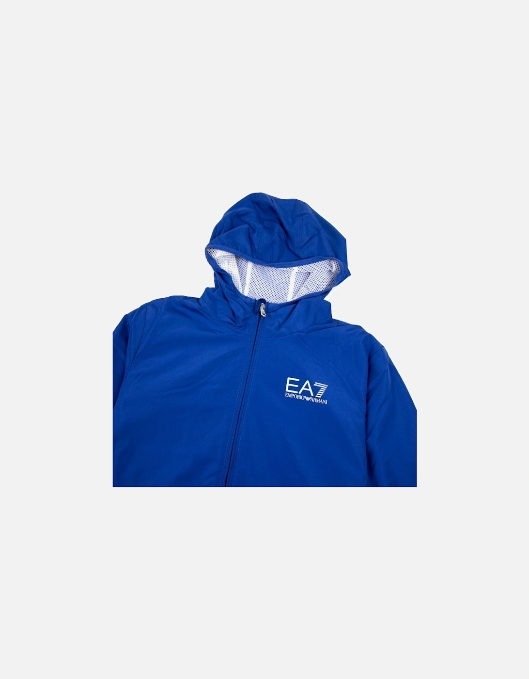 Junior Logo Hoodied Bomber Jacket Mazarine Blue