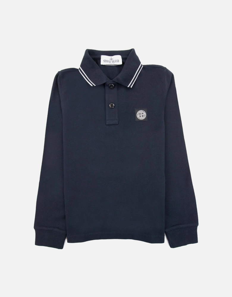 L/s Polo Kids Navy V0020