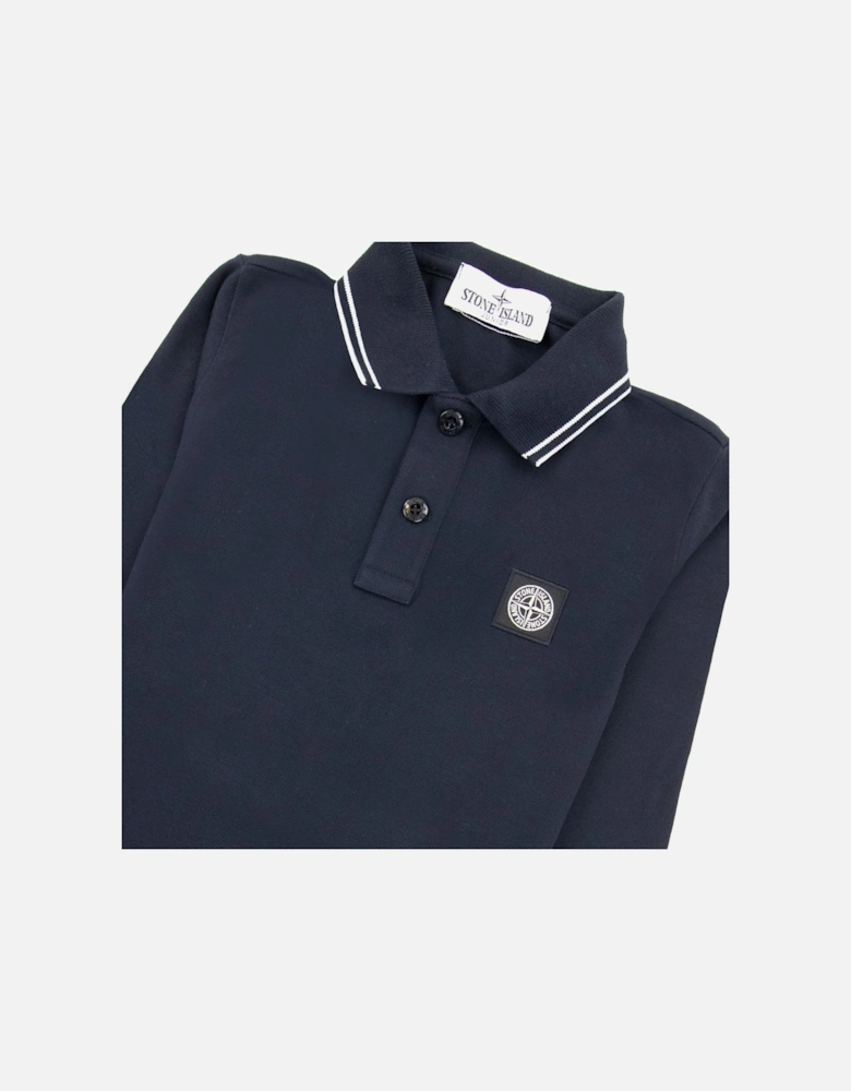 L/s Polo Kids Navy V0020