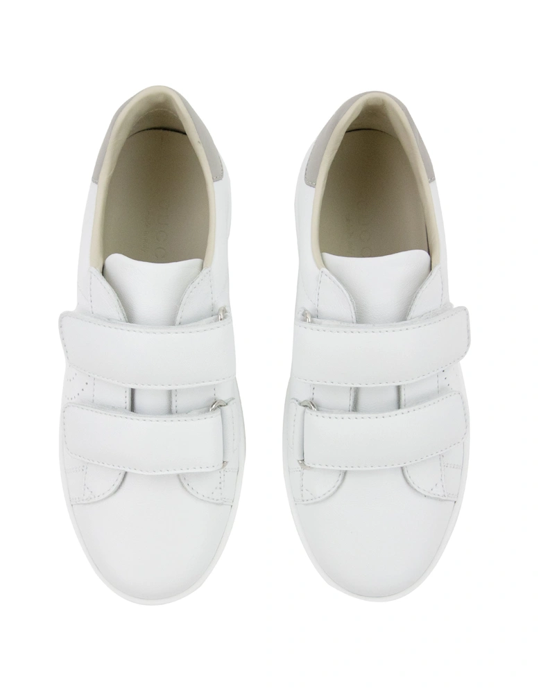 Junior New Ace Leather Trainers White 9060