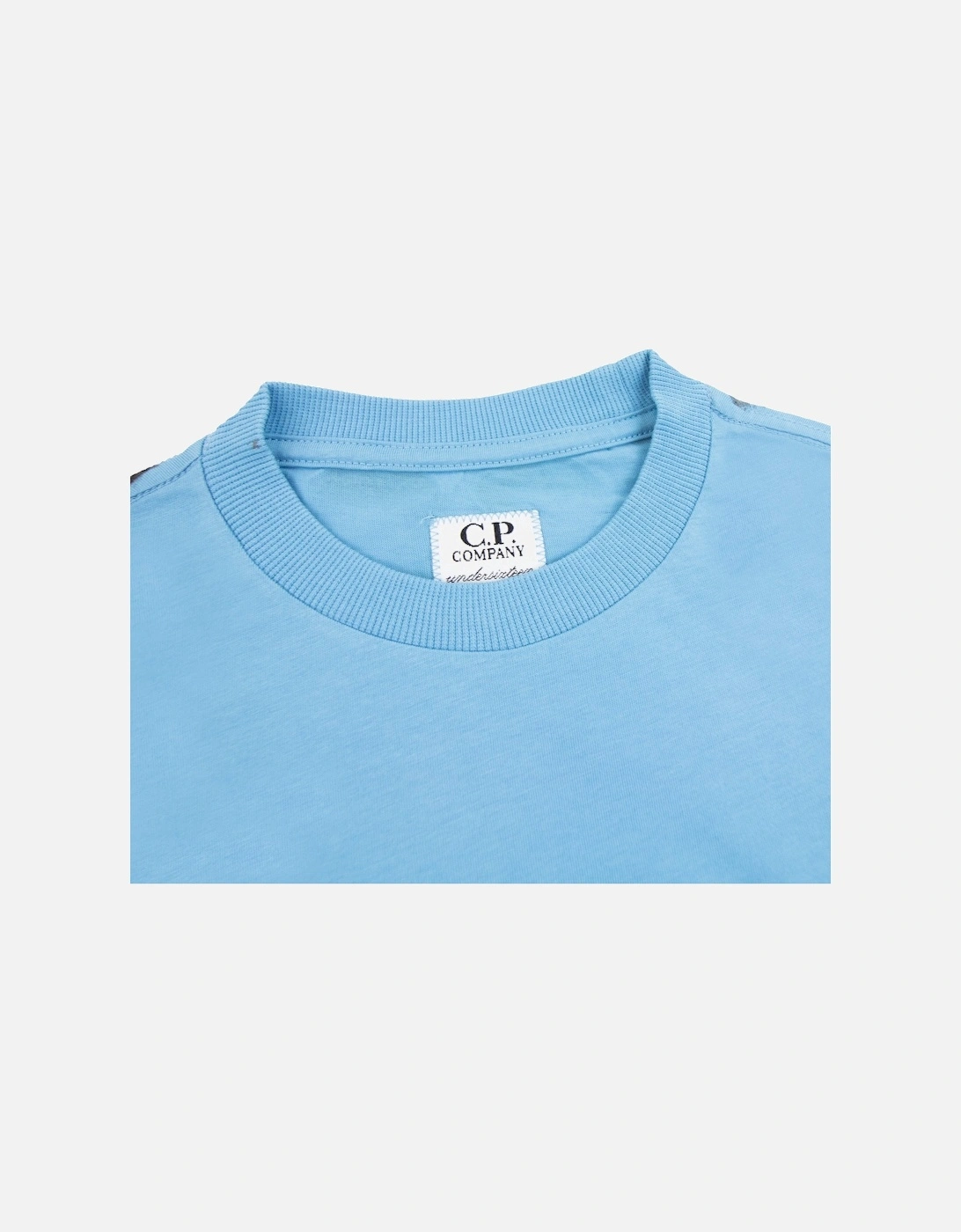 Undersixteen Chest Logo Back Goggle T-shirt Niagara Blue 853