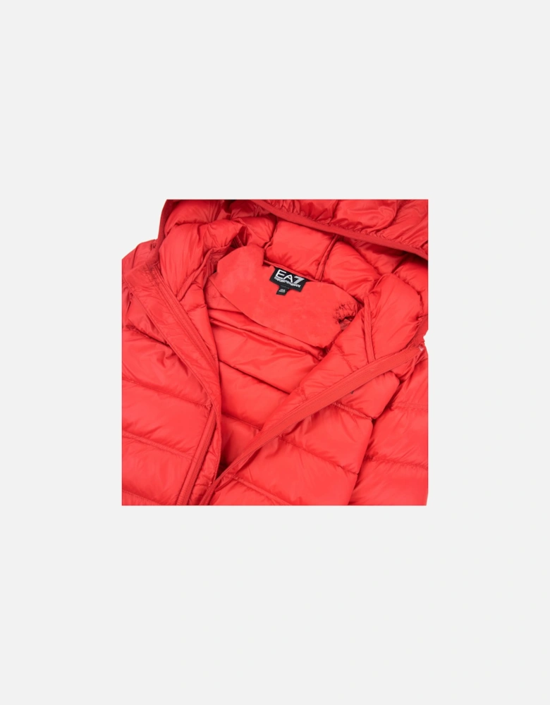 Junior Puffa Jacket Red/black