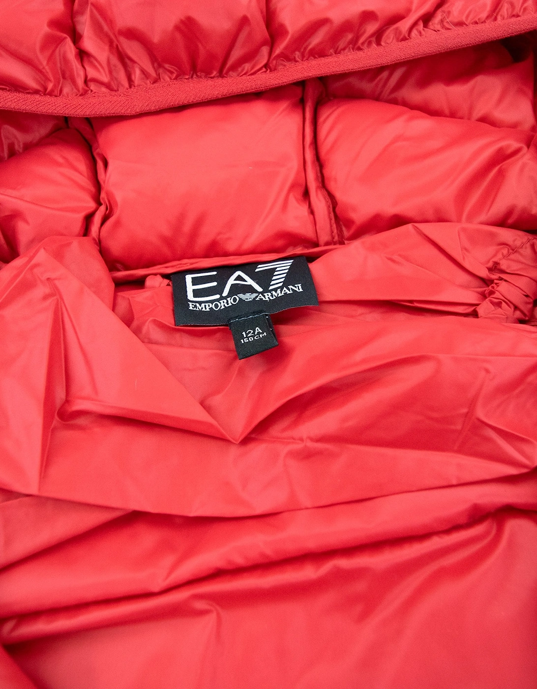 Junior Puffa Jacket Red/black