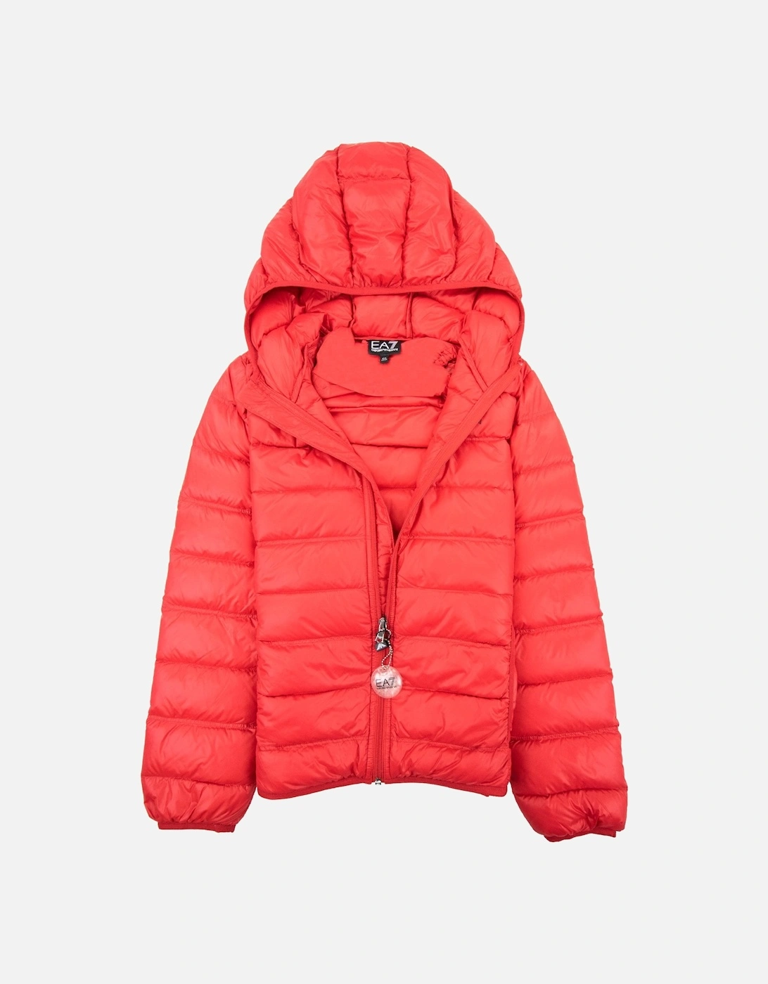 Junior Puffa Jacket Red/black