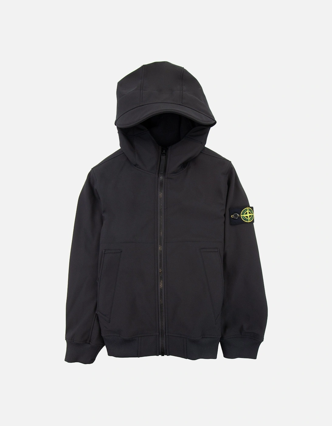 Junior Q0122 R_e.dye  Technology Soft Shell Jacket Black V0029, 6 of 5