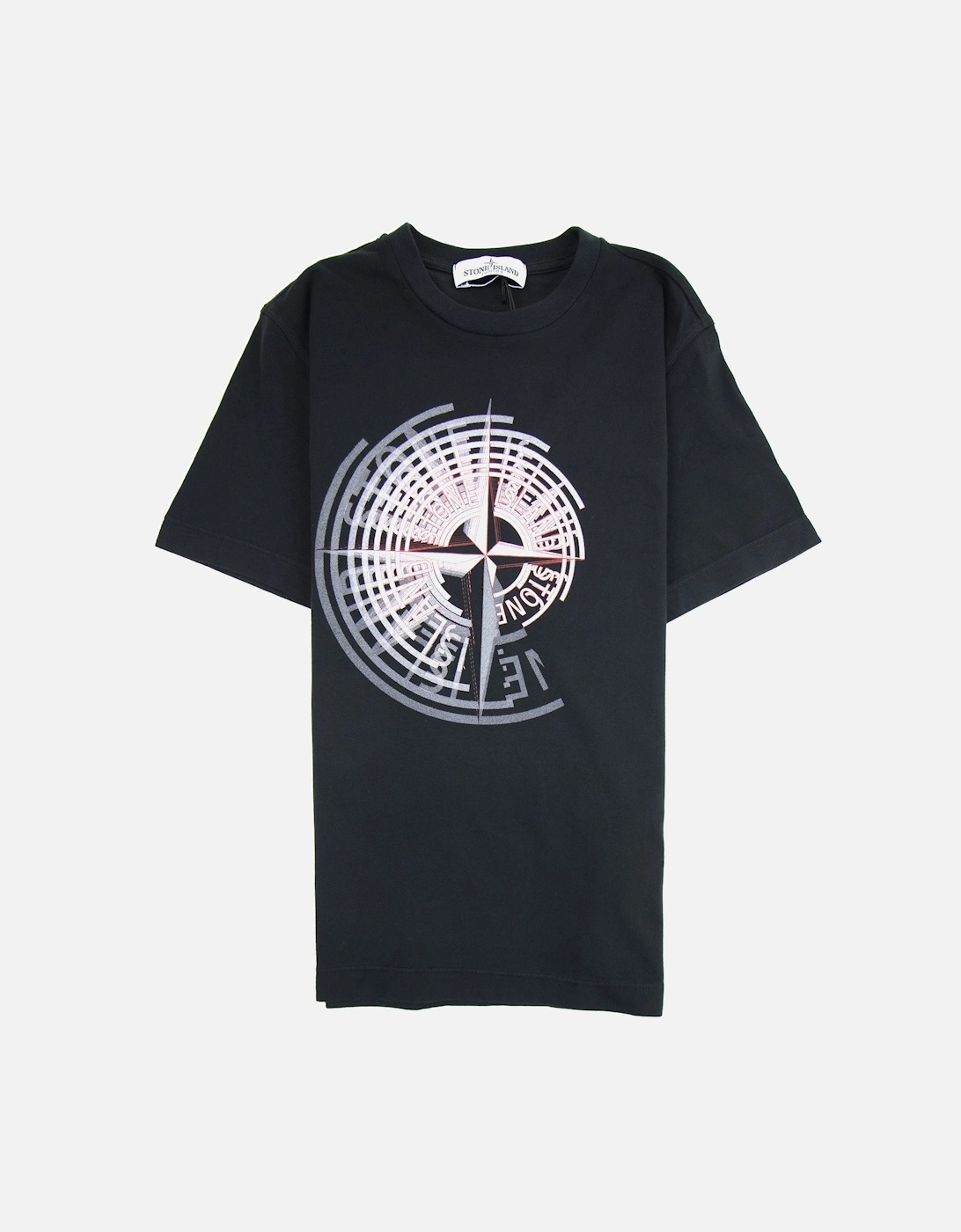 Junior Spiral Compass T-Shirt Black, 3 of 2