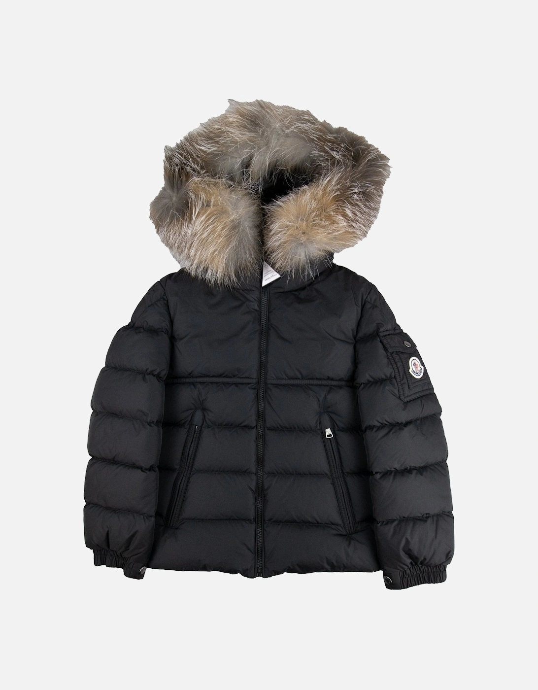 Junior New Byron Fur Coat Black, 5 of 4