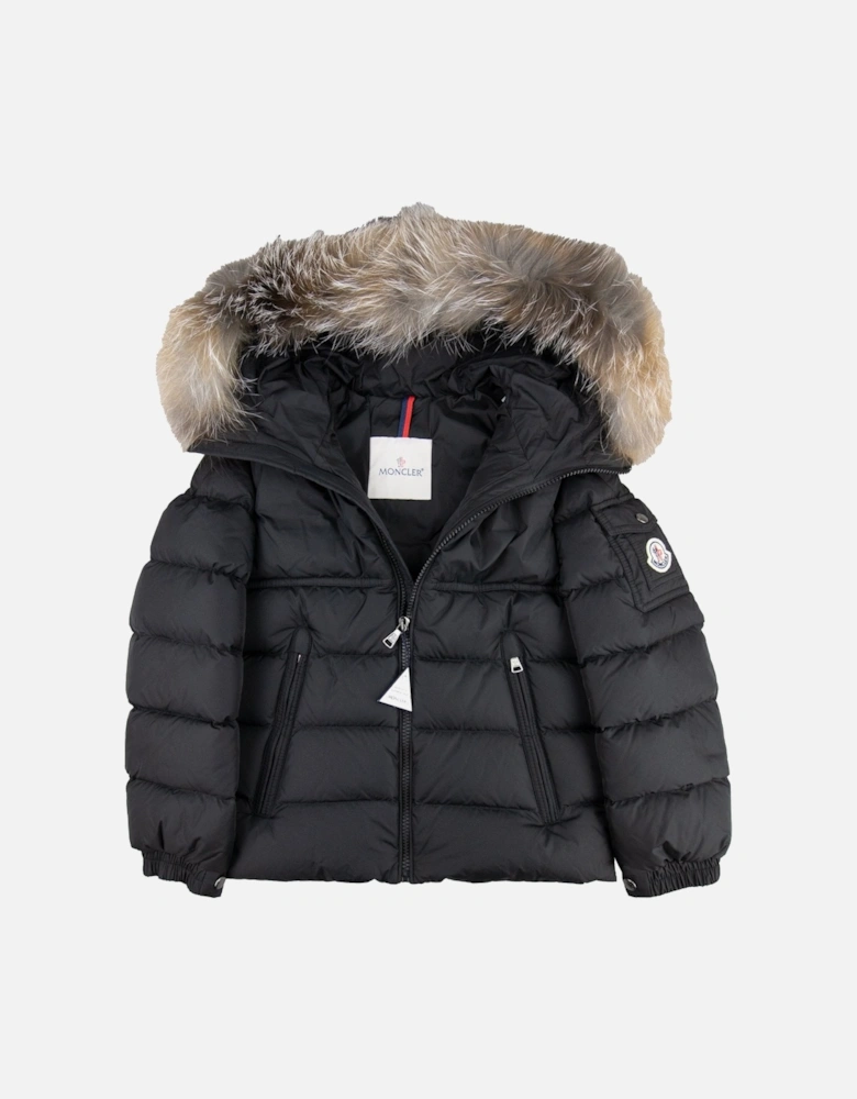 Junior New Byron Fur Coat Black