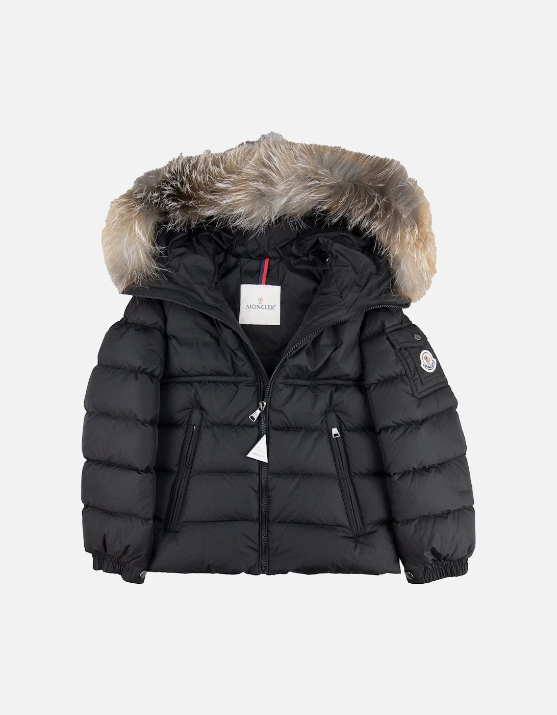 Junior New Byron Fur Coat Black