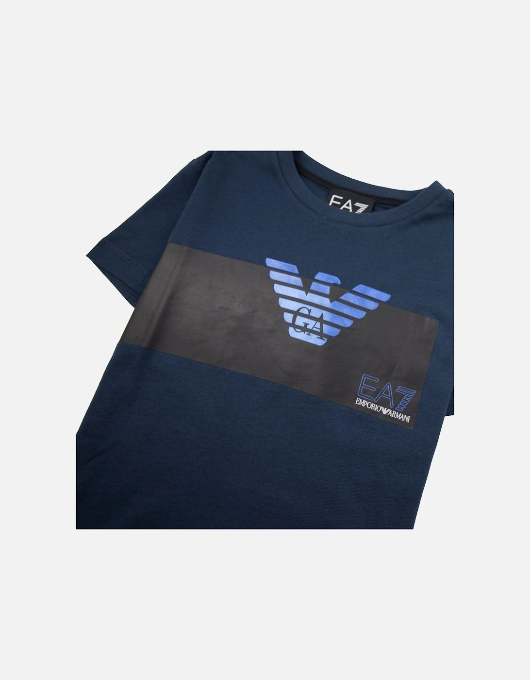 Emporio Armani Junior Eagle Tee Blue