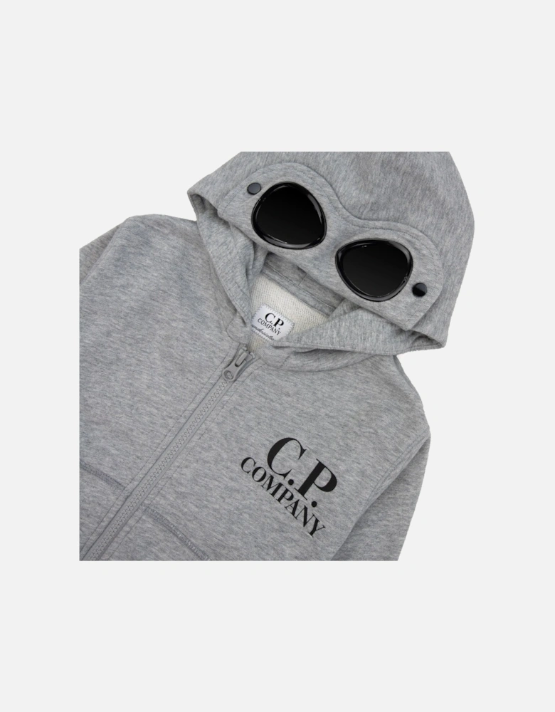 Undersixteen Basic Fleece Google Hooded Sweatshirt Grey 60901