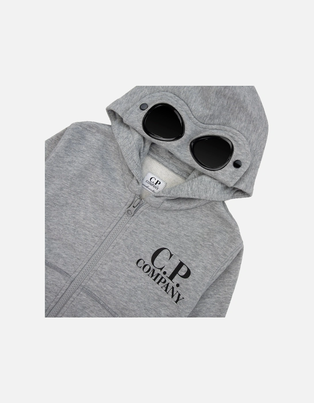 Undersixteen Basic Fleece Google Hooded Sweatshirt Grey 60901