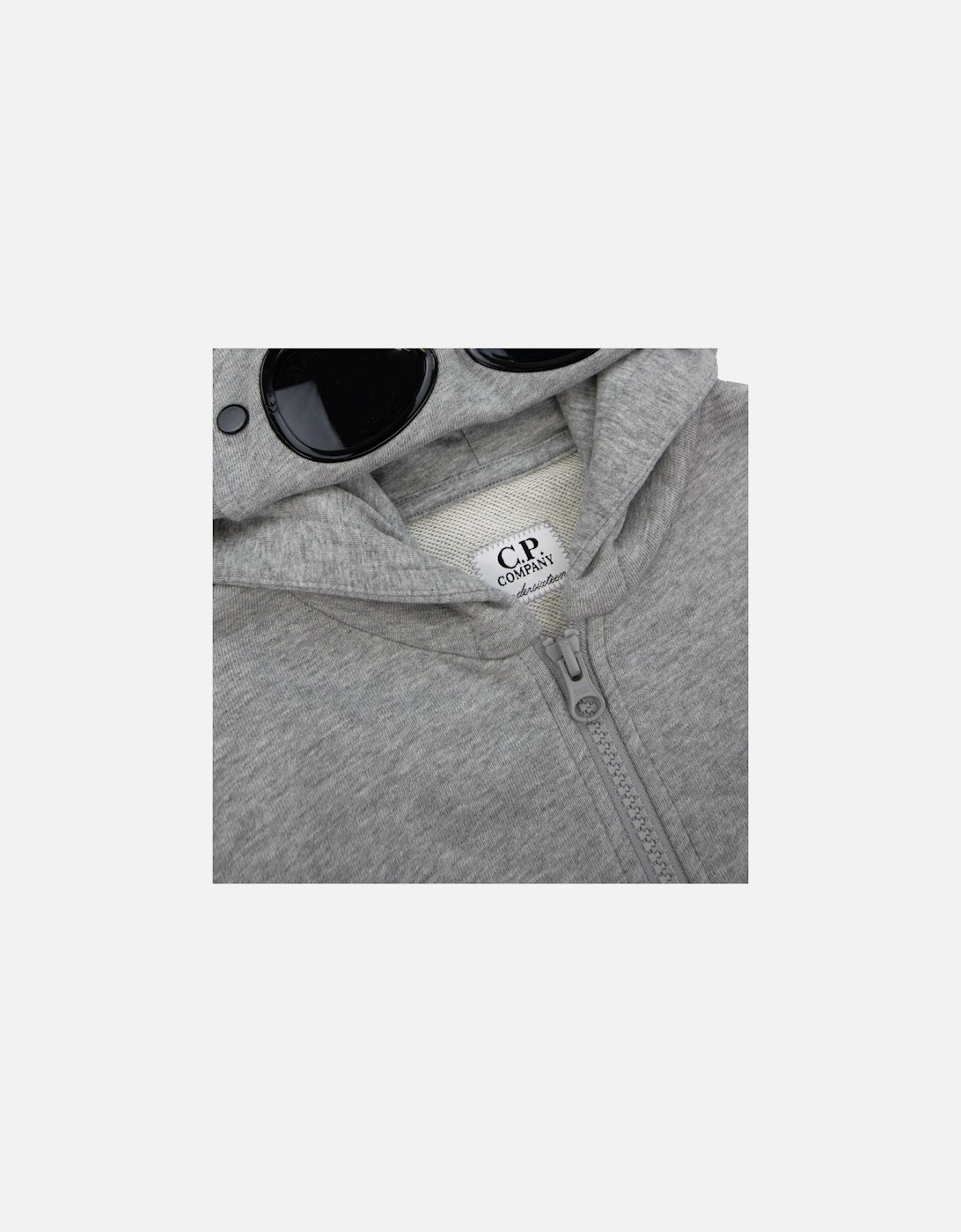 Undersixteen Basic Fleece Google Hooded Sweatshirt Grey 60901