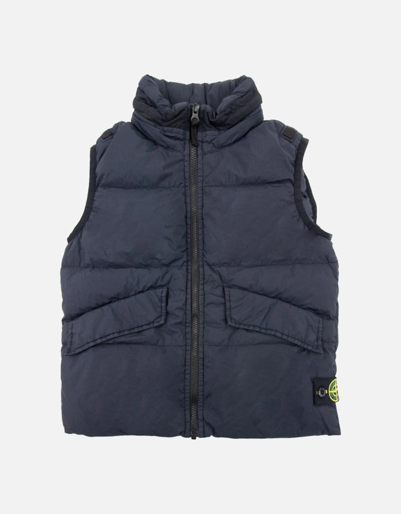 Junior Q0123 Garment Dyed Crinkle Reps R-ny Down Navy V0020