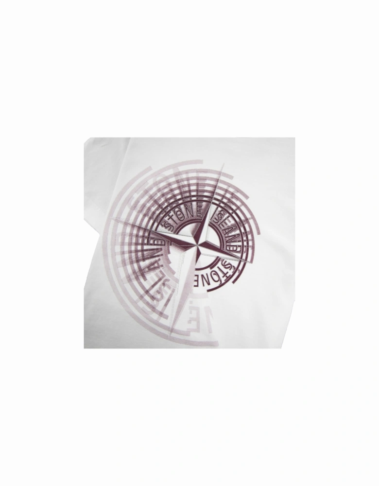 Junior Spiral Compass T-Shirt White
