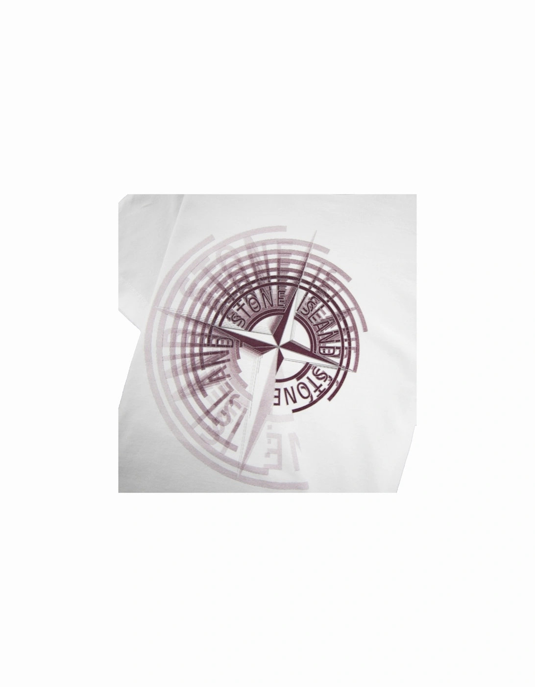 Junior Spiral Compass T-Shirt White