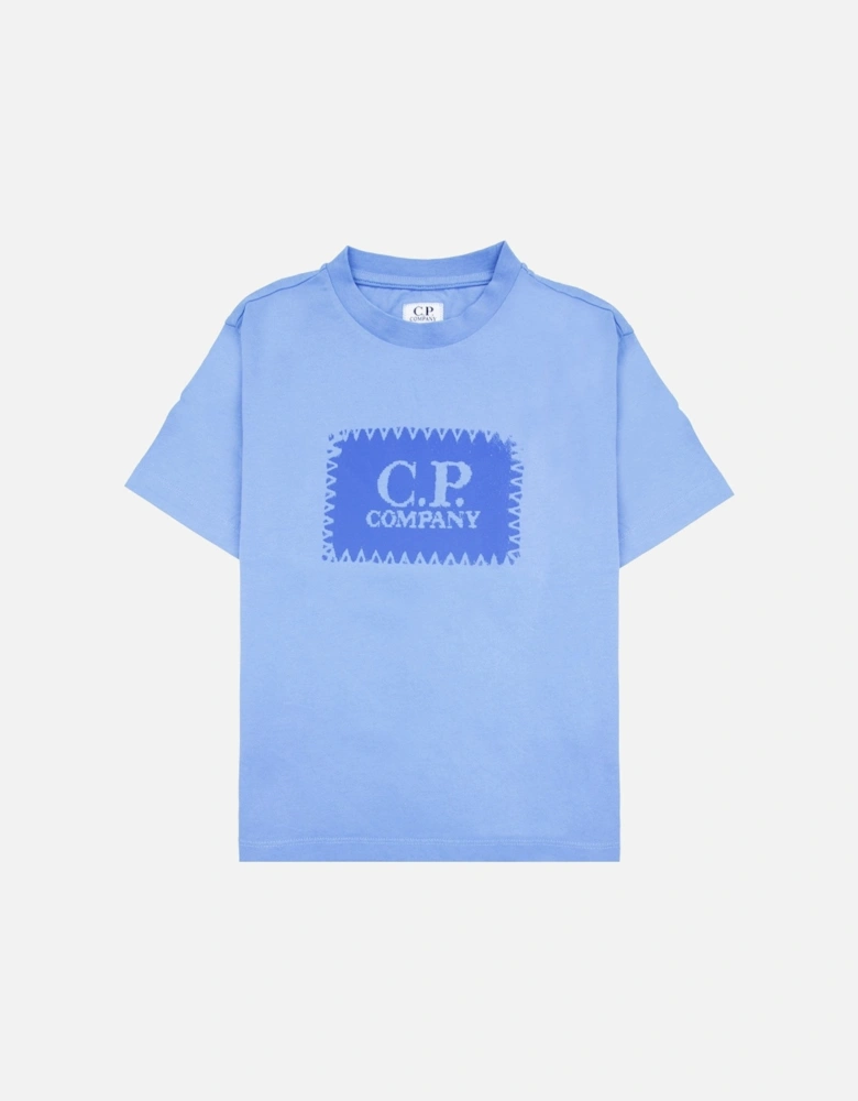 Undersixteen Patch Logo T-shirt Light Blue 857