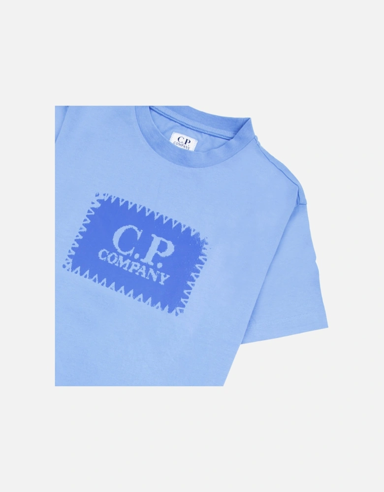 Undersixteen Patch Logo T-shirt Light Blue 857