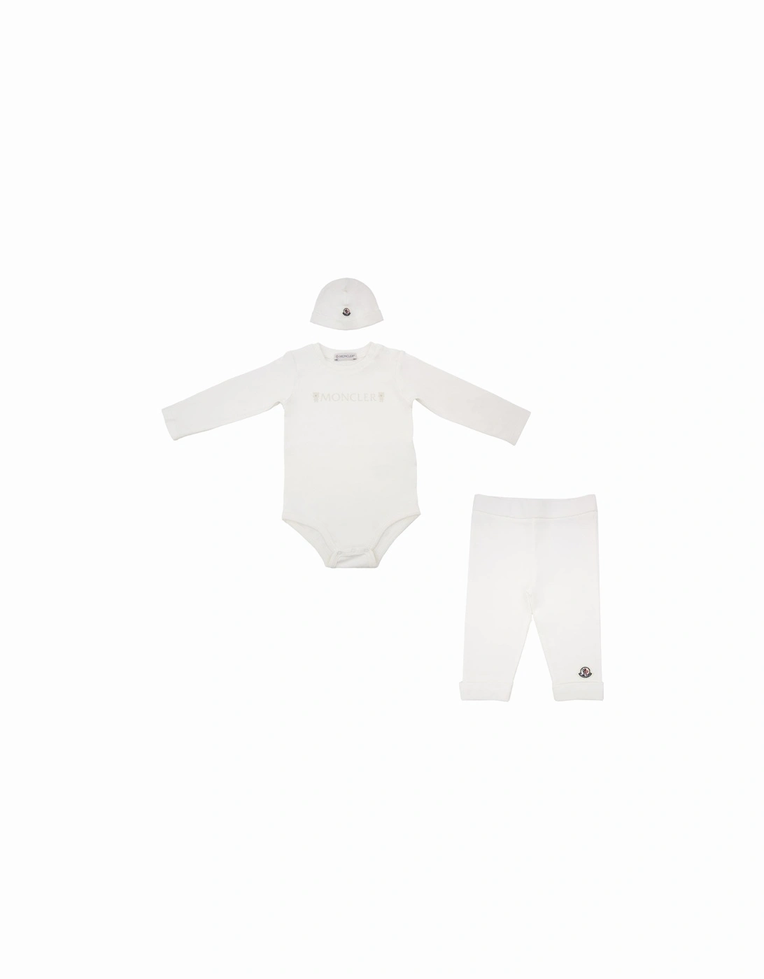 Junior Teddy Bear Logo Cotton Set White F02, 9 of 8