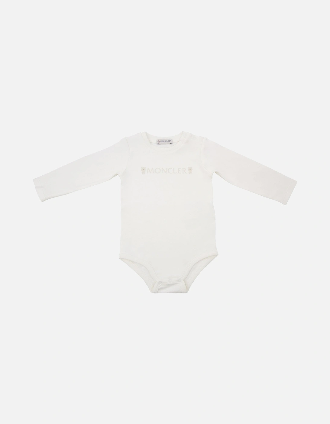 Junior Teddy Bear Logo Cotton Set White F02