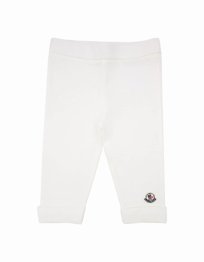 Junior Teddy Bear Logo Cotton Set White F02