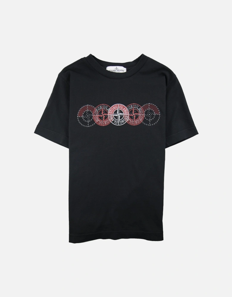 Junior 5 Compass T-Shirt Black
