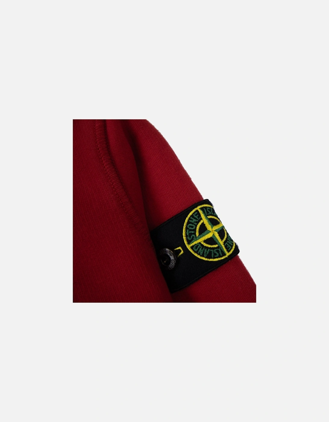 Junior Arm Badge Hooded Sweatshirt Red V0010
