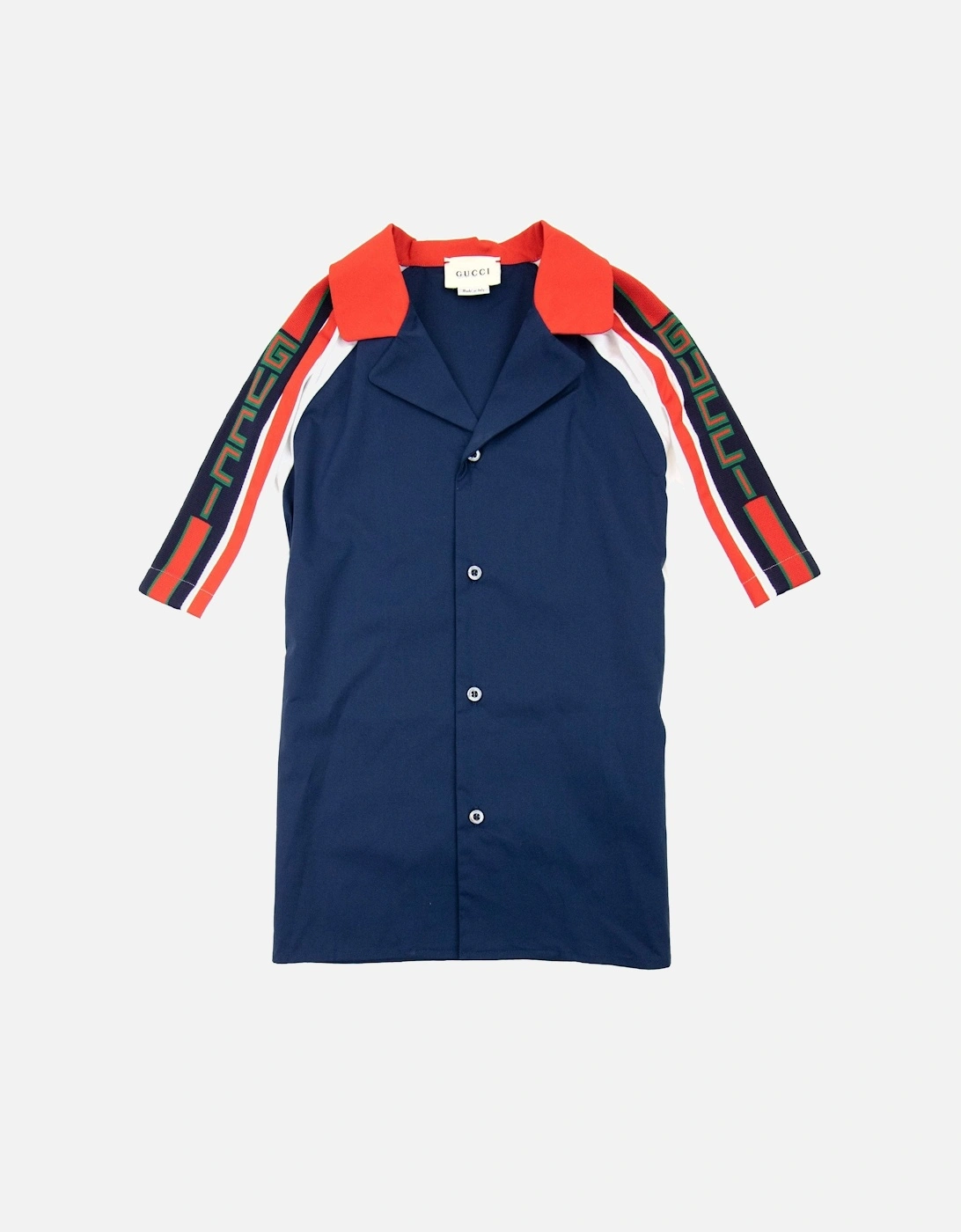 Junior Embroidered Logo S/s Shirt Navy Blue, 5 of 4